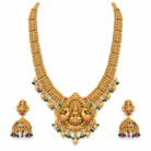 Antique Gold Temple Jewellery Set