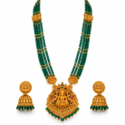 Antique Gold Temple Jewelry Set