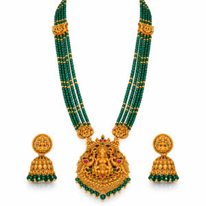 Antique Gold Temple Jewelry Set