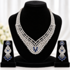 Diamond and Sapphire Jewellery Set