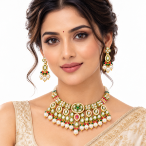 Kundan chokar set