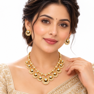 Golden Silver Diamond Set