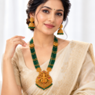 Elegant Indian Temple Jewellery Portrait