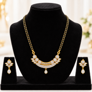 Luxury Gold Mangalsutra Jewellery Set