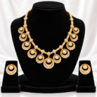 Luxury Gold and Diamond Necklace Set